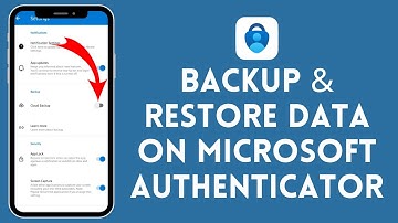 How to Backup & Restore on Microsoft Authenticator (2024) | Microsoft Authenticator Tutorial