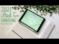 2021 iPad 9th gen & apple pencil 1 unboxing + first impression! | ASMR & aesthetic