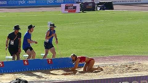 Thumbnail of Laura MARTINEZ (ESP)  646 cm PB Slow motion 120 fps Qualification Jerusalem 2023