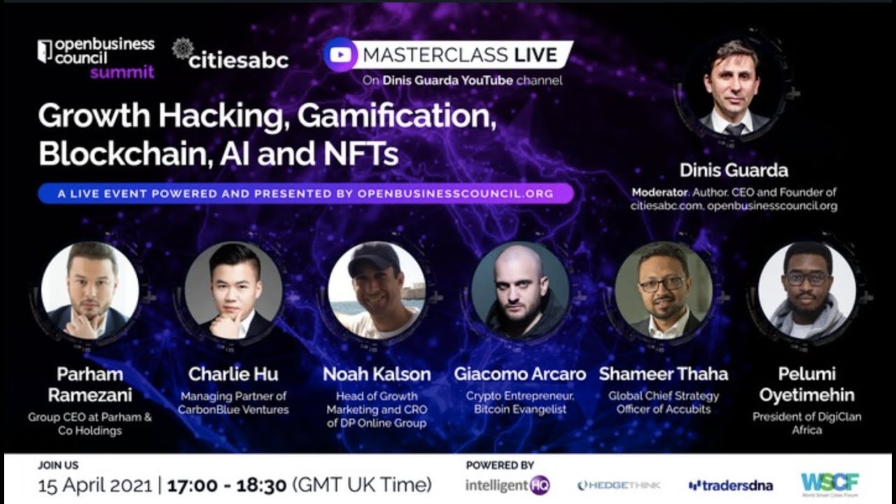 Growth Hacking, Gamification, Blockchain, AI and NFTs