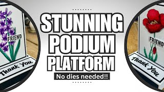 Have You Ever made A PODIUM Card before? Check out my EASY to Follow Tutorial!