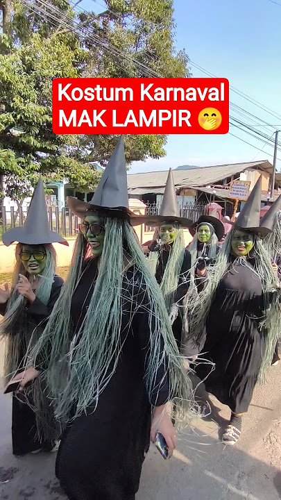 Karnaval Cosplay Kostum MAK LAMPIR 🤭 #karnaval #pawai #parade