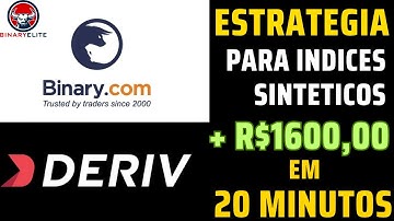Deriv - indicador mt4 para índices sintéticos, meta em minutos tudo no automático.