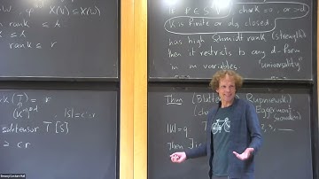 Restriction-closed tensor properties - Jan Draisma