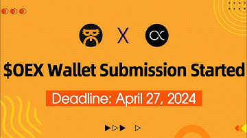 📢 Wallet submission for $OEX withdrawal begins!