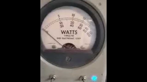 The "ThunderBolt 305" doing 700 Watts.  I turned up the drive. 175 Dead Key, Swinging 700 Watts PEP