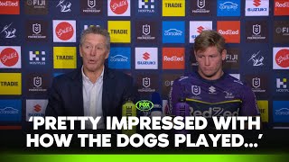 ‘Who’s telling that little lie’: Bellamy irked by question 🤣 | Storm Press Conference | Fox League