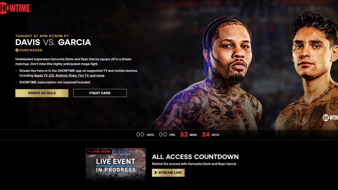 Gervonta Davis vs Ryan Garcia Live Stream 2023 Boxing Full Fight WATCH PARTY!