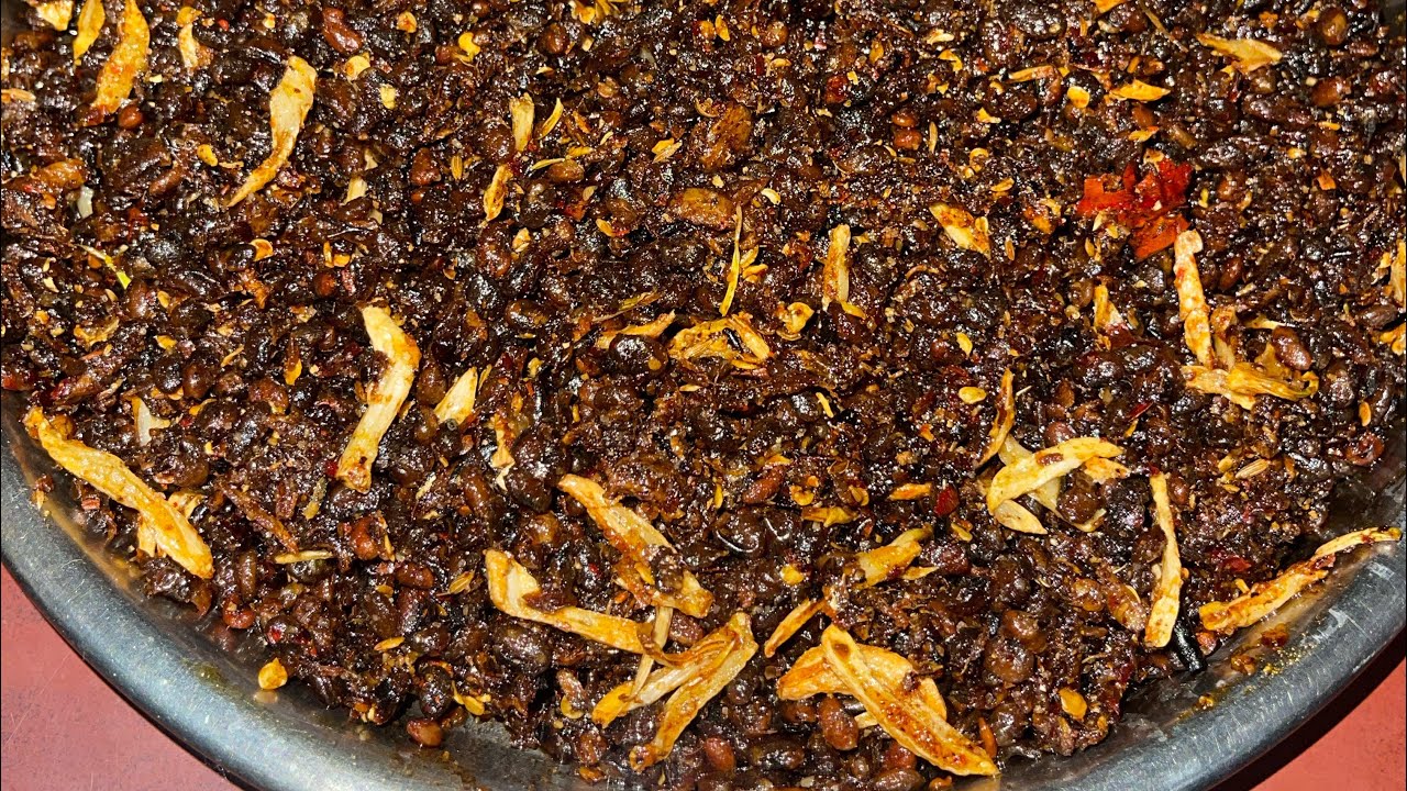 Axone fermented soya bean hawaijar pickles another style #recipe #axone #natto  #food #manipurifood