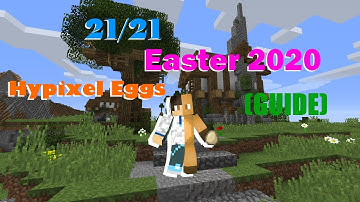 All Easter Eggs 2020 Hypixel Lobby (Guide)