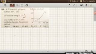 Kimya mesele helli  TQDK test toplusu  MehlullarSual 146