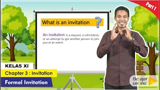 Bahasa inggris kelas 11 chapter 3 invitationformal invitation