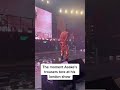 The moment Asake trousers tore at the London show