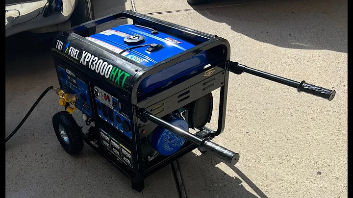 DuroMax XP13000HXT Tri Fuel Generator Set up and Test Run