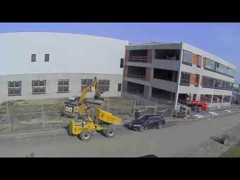 New healthcare facility captured in time-lapse in Ghent, DSV in Belgium
