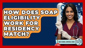 How Does SOAP Eligibility Work For Residency Match? - Med School Survival Guide