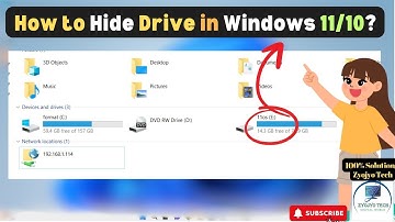How To Hide Disk Drive In Windows 10, Hide/Show Disk Partitions