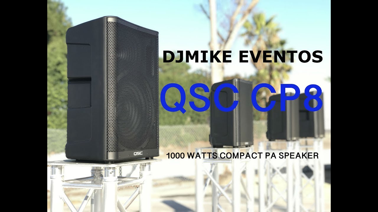 QSC CP8 Unboxing and Review YouTube