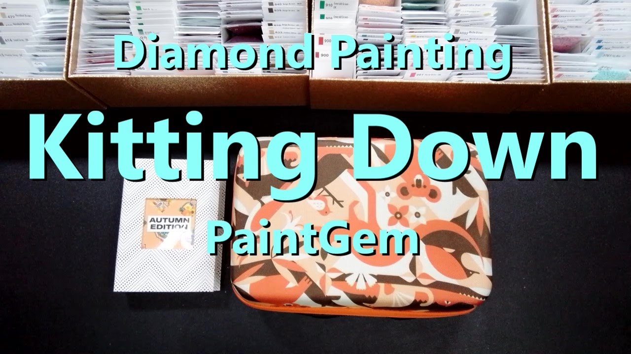 Working on another @paintgem painting! 😍 #diamondpainting #diamondpai