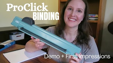 ProClick Unboxing and First Impressions! // At Home Binding System for Homeschoolers