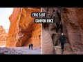 Hiking in the LONGEST and DEEPEST slot canyon in the Southwest! (Wire Pass to Buckskin Gulch)