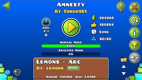Geometry Dash: Amnesty by Torch121 (Daily Level #9)
