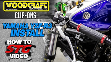 Woodcraft 15-18 Yamaha R3 Clip-On Install | Sportbiketrackgear.com