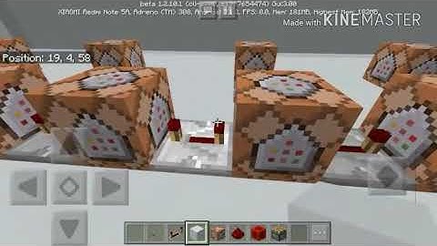 Minecraft pe working elevator (command_block)
