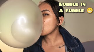 Asmr Extra Tingly Sensitive Chewing Gum Paper Sounds Blowing Bubbles