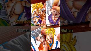 [ASMR] Drawing 4 different GOHAN Versions - Dragon Ball Z + Super | WyRich #gohan #dragonball