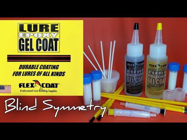 How to clear coat fishing lures,w/FLEX COAT lure epoxy gel coat