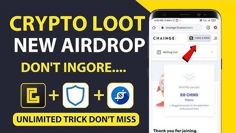 Chainge Finance Airdrop unliited trick | CHNG token airdrop | CHNG coin price prediction #CHNG