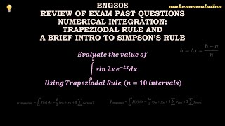 Three in One Numerical Integration: Trapezoidal Rule, Simpson's Rule and Analytical Method