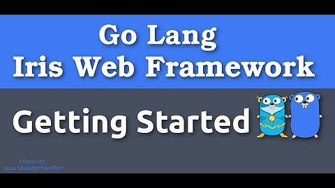 Golang - Iris Web Framework Tutorial - Getting Started & Basic App