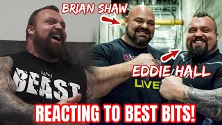 REACTING TO MINE AND BRIAN SHAW'S BEST MOMENTS