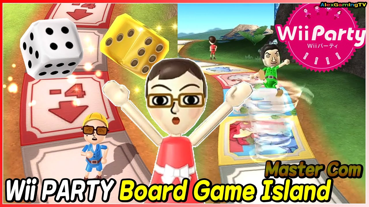 Wii Party Board Game Island Master Com Daddy Vs Asami Vs Pablo Vs Sakura Alexgamingtv
