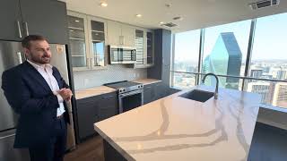 Tour of the National One Bedroom Unit | Downtown Dallas Texas | Luxury Highrise Apartments