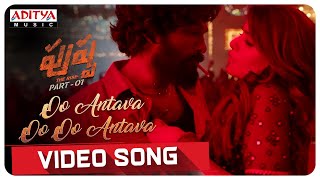 Oo Antava..Oo Oo Antava Video Song | Pushpa Songs | Allu Arjun, Rashmika | DSP | Sukumar | Samantha