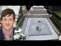 La tombe de Gaspard ULLIEL au cimetière du Père Lachaise à Paris, fleurie🌹par Vincent Cassel, etc.