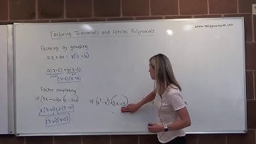 [SL]Factoring by Grouping with 4 Terms