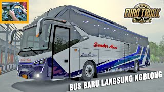 WOWWW...PO SUMBER ALAM PAKE LIVERY BARU | ETS2 MOD INDONESIA screenshot 5
