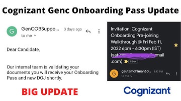 Cognizant Onboarding pass Update | Cognizant Validating Documents | Why Delay? | Rejected?