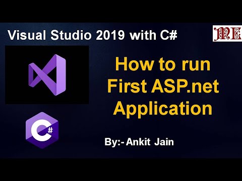 How to run First ASP.net Application using Visual studio 2019 || ASP.net Tutorial || By:- Ankit Jain