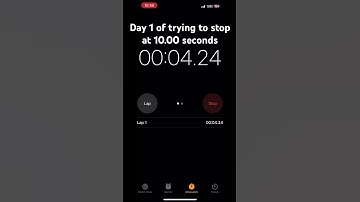 Day 1 of trying to stop at 10 seconds#timing #timer