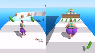Fat 2 Fit Game - All Levels in Fat 2 Fit (levels 21 - 25) | Cremgaming