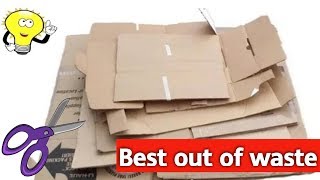 10 Best Out Of Waste Ideas - Waste Material Craft Ideas - Reuse