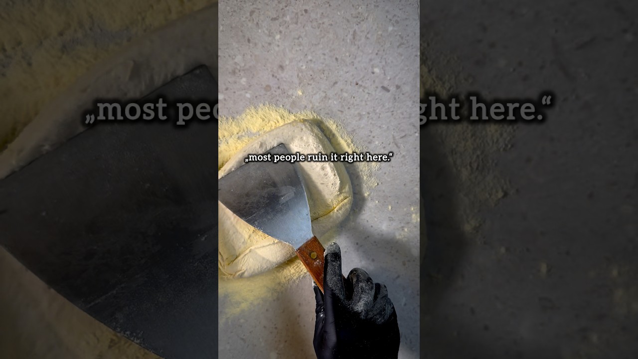 Most people ruin it right here. Pizzadough