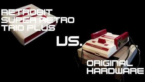 Super Retro Trio Plus vs. Original Hardware Part 1