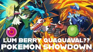 Using the PALDEA STARTERS!! Aqua Step Moxie QUAQUAVAL?? (Pokemon Showdown)