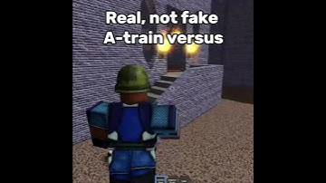 Item Asylum Real vs Fake A-Train #shorts #roblox